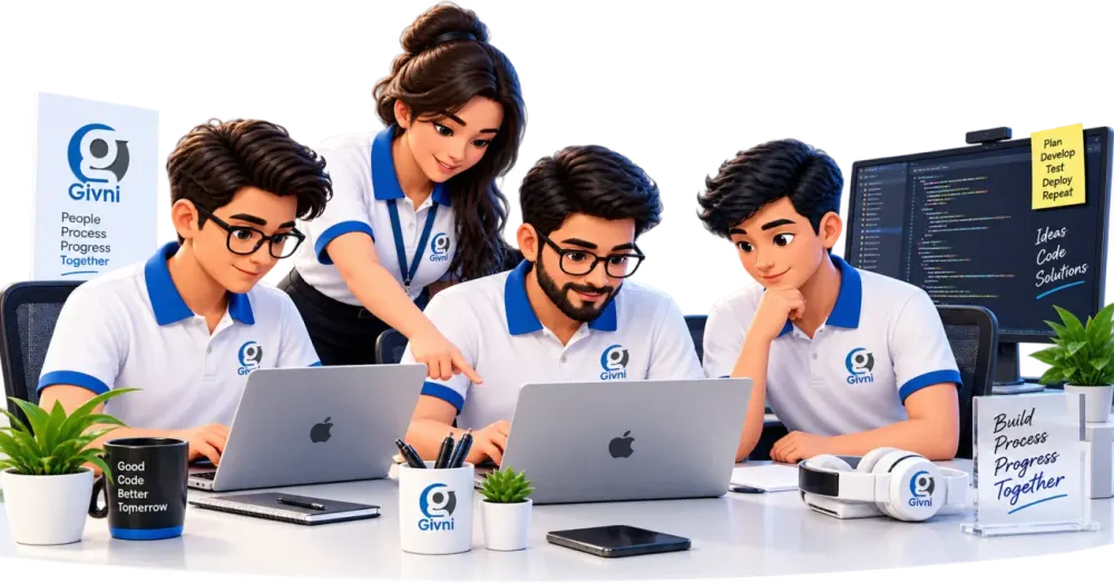 Developers, Innovators, Problem Solvers — Givni team