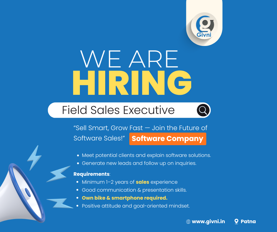 Sales and Marketing Job in Kolkata | Givni Private Limited