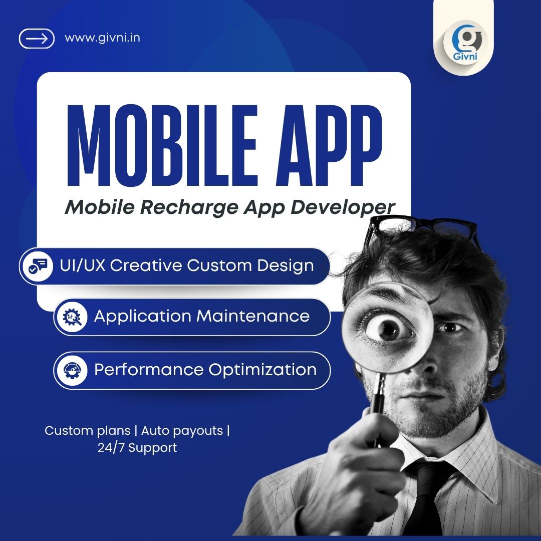 Mobile Recharge App Developer in Patna & Lucknow | Givni Private Limited