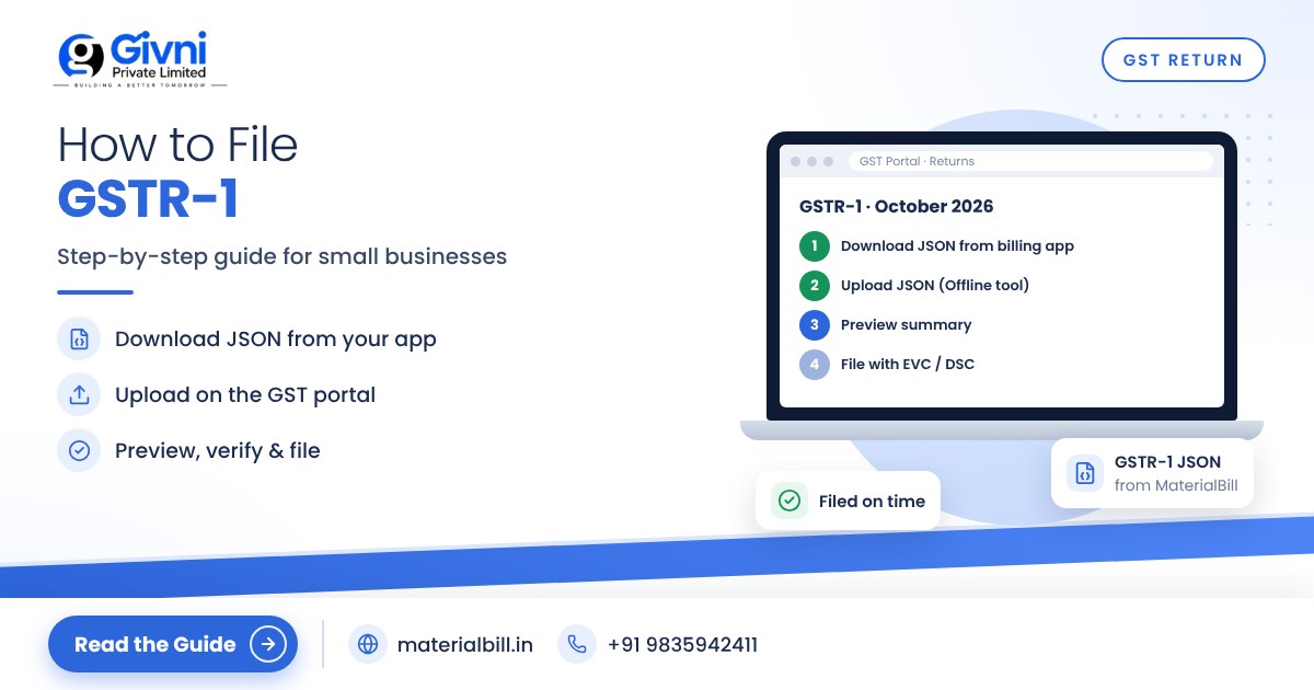 How to File GSTR-1: Step-by-Step Guide for Small Businesses